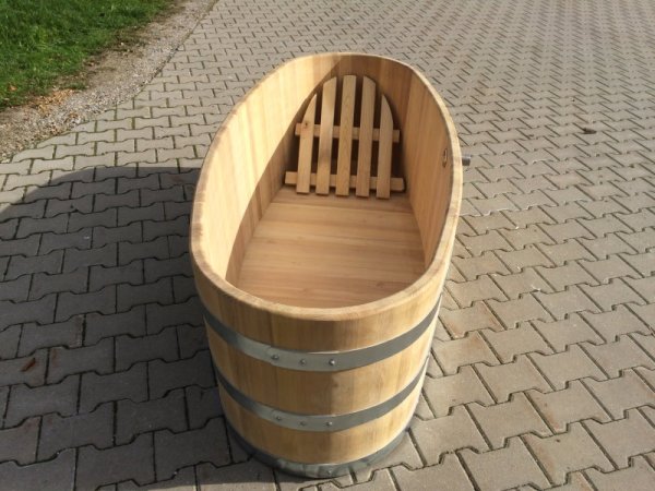 Holzwanne Holzbadewanne Badewanne aus Holz Bottich Zuber Wanne natur 5 BWAlm180_800.jpg